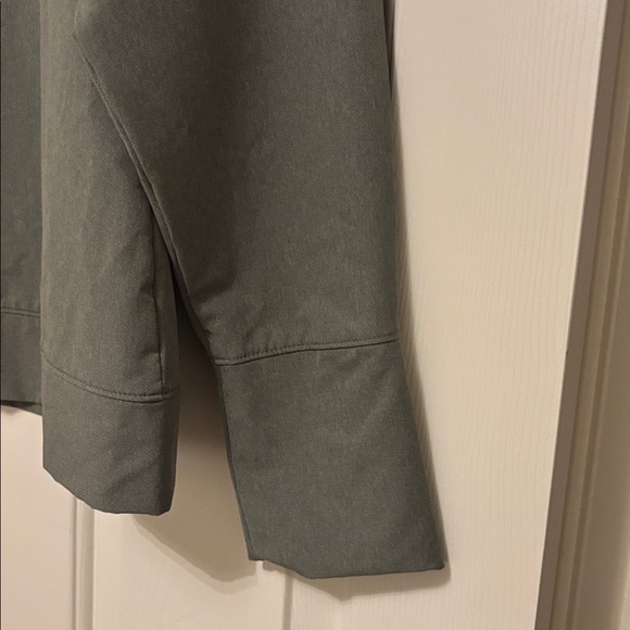 Columbia Lightweight Women's Jacket in Dark Olive Green with Pink Zippers L - Picture 3 of 7